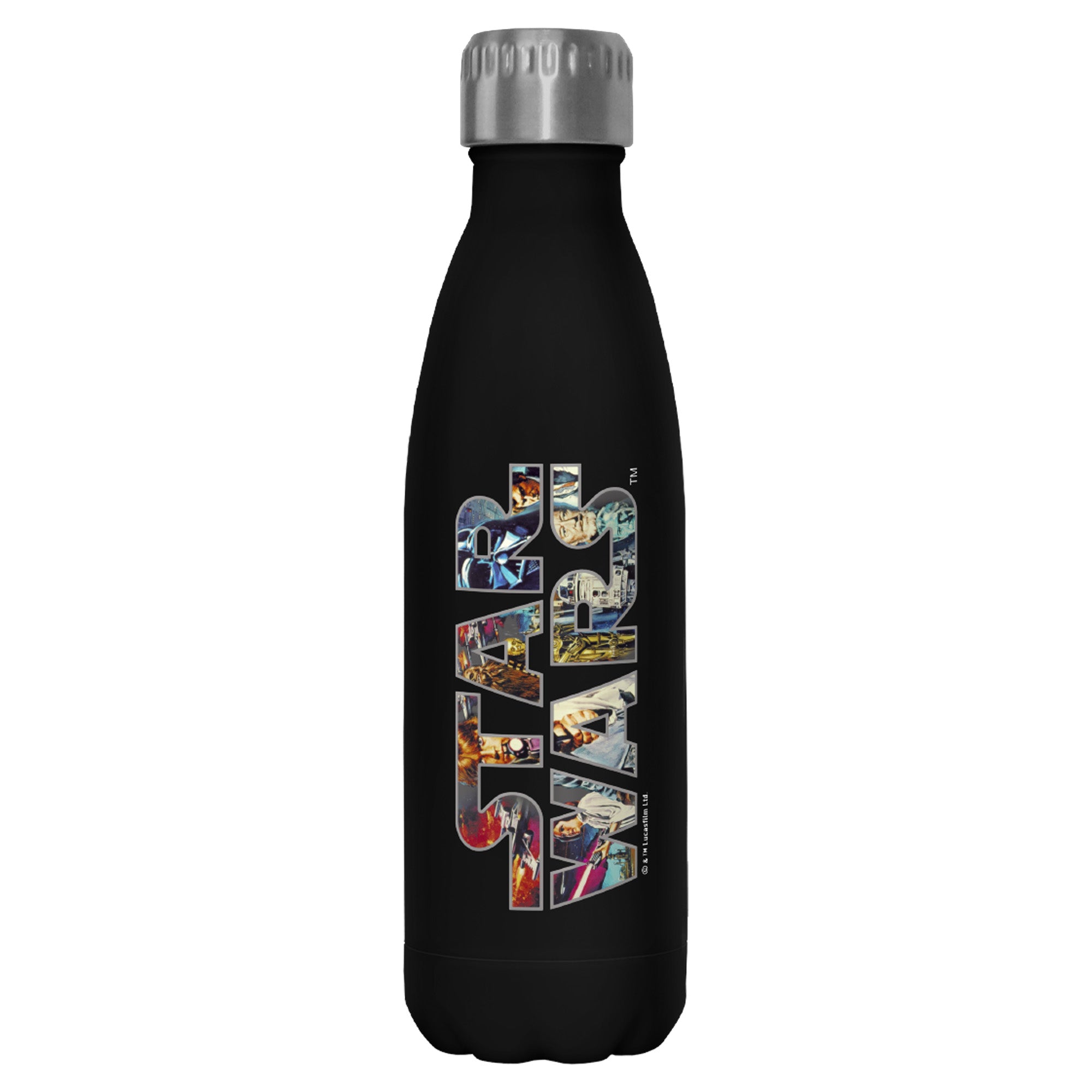 Star Wars Epic Logo 17oz Stainless Steel Water Bottle (Reusable Drinkware)